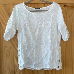 White Linen Shirt | Small | Never Worn